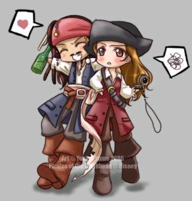Jack et Elizabeth en Manga
