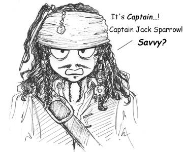 Capitaine Jack Sparrow