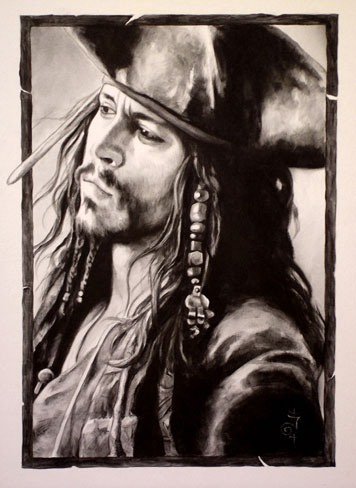 Trop beau le dessin de Jack Sparrow
