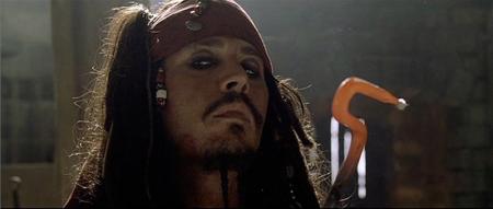 Jack pret à marqué au fer l'âne de Will Turner!
