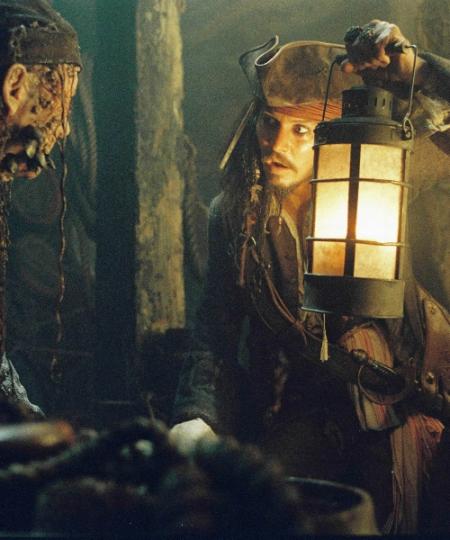 Jack Sparrow parlant au père de Will: 