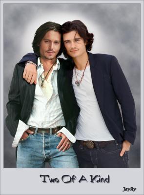 Johnny Depp and Orlando Bloom